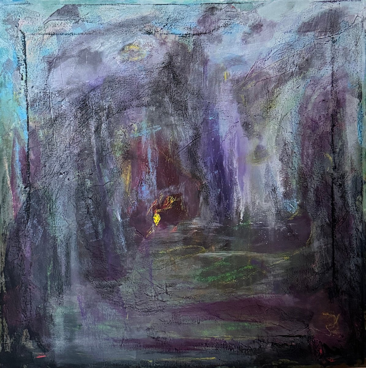 Impressionistic Painting , Soul Search By Tanya Bilous, 20 X 20, Artwork For Sale On Artfinder