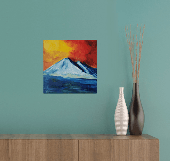 "Study of Bear Butte" - Landscape