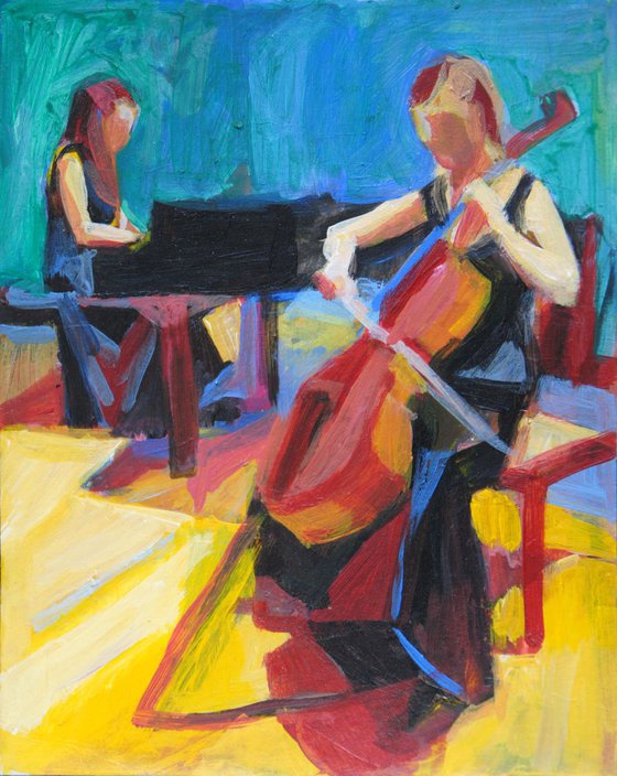 Musicians #2 / 25 X 20 cm