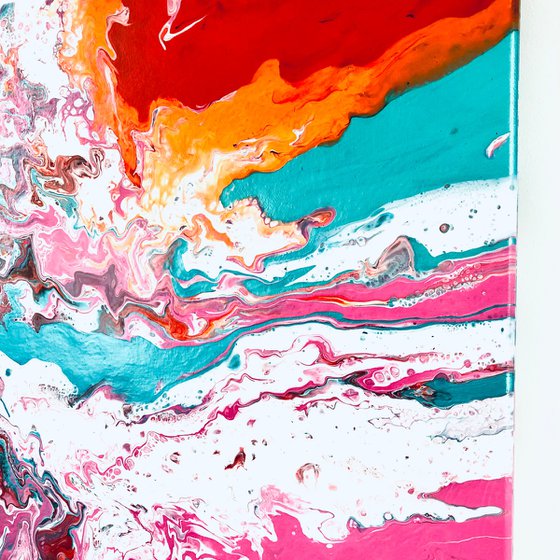 ABSTRACT #4 PINK F