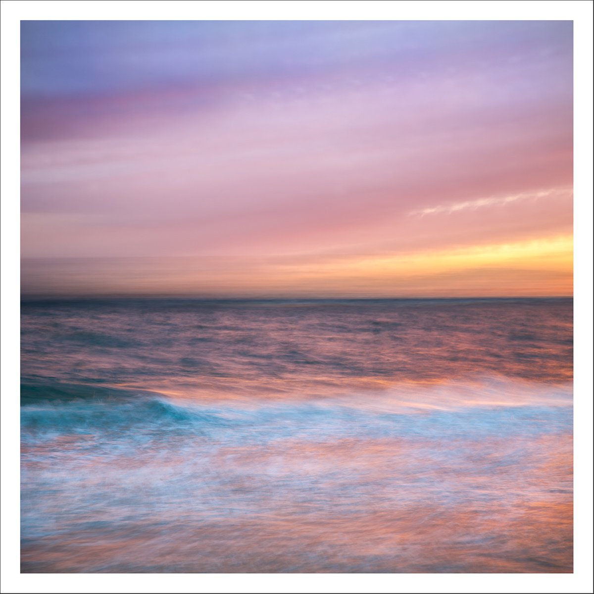 Abstract Landscape Photograph By Brooke T Ryan, 20 X 20, Abstract Sunset No 3 - 20X20, Original Artwork