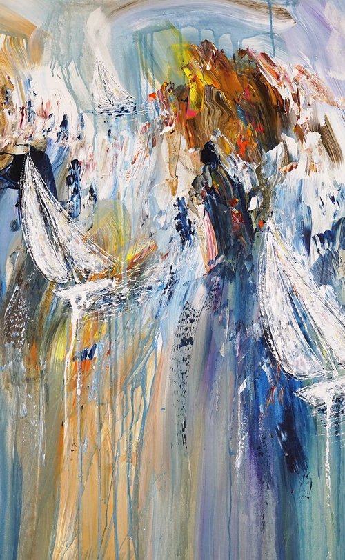 Stormy Sailing D 1 by Peter Nottrott