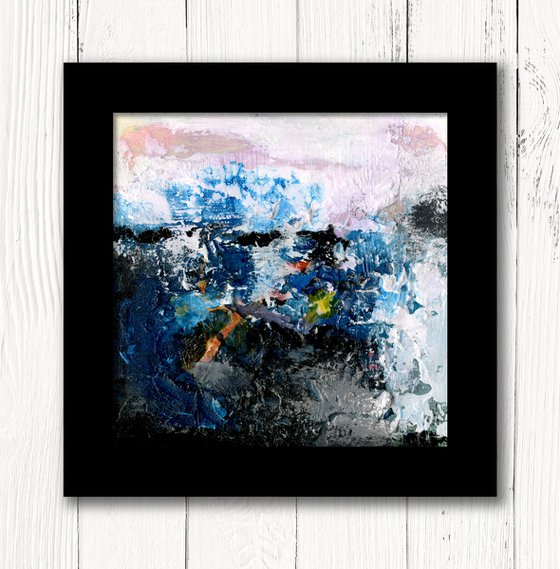 Mystic Journey 36 - Framed Textural Abstract Painting by Kathy Morton Stanion