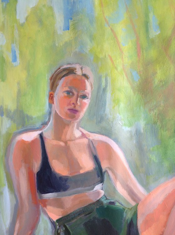 Girl at window