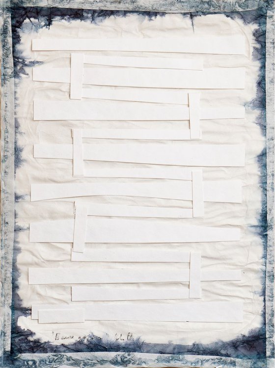 White roads White Paper Collage