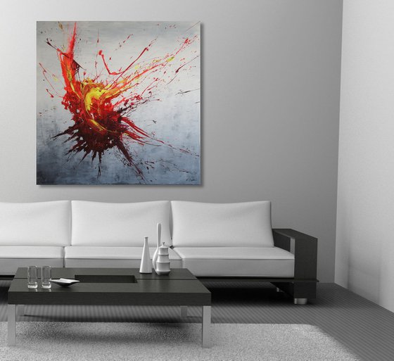 Eruption (Spirits Of Skies 100130) (100 x 100 cm) XXL (40 x 40 inches)