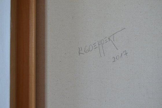 Coffee Break - abstract mixed media stillife