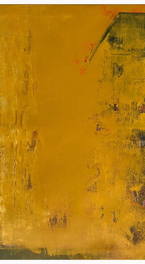 Threshold of Disruption_48"X36" by Avinash Pise