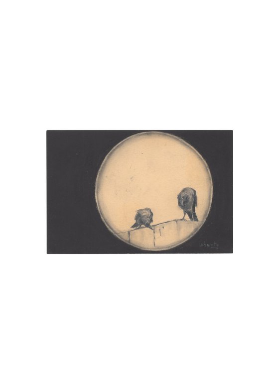 Indian House Crows Postcards