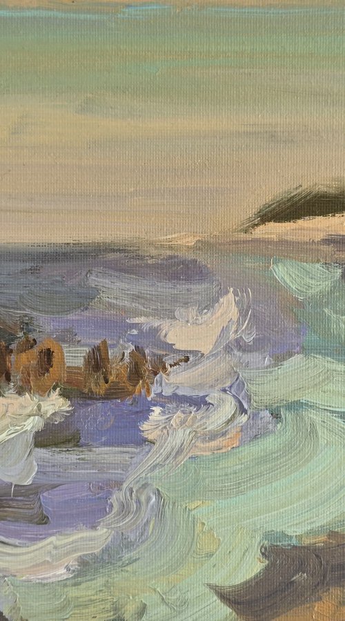 The Sun in the Waves by Olena Kolotova