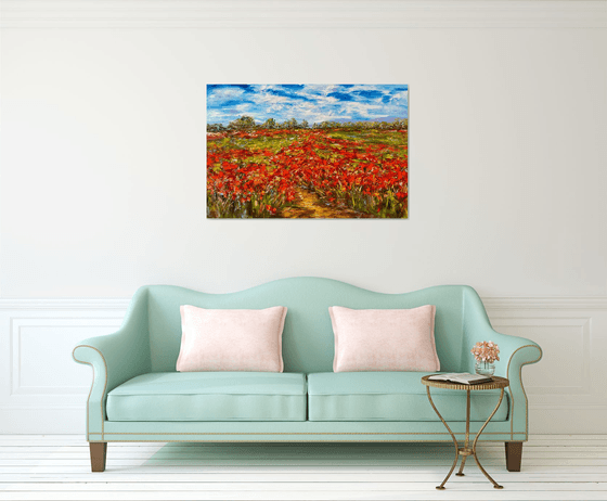 Path in the Field of Poppies