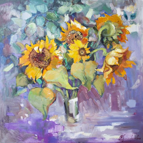 Sunflowers by Anastasiia Grygorieva