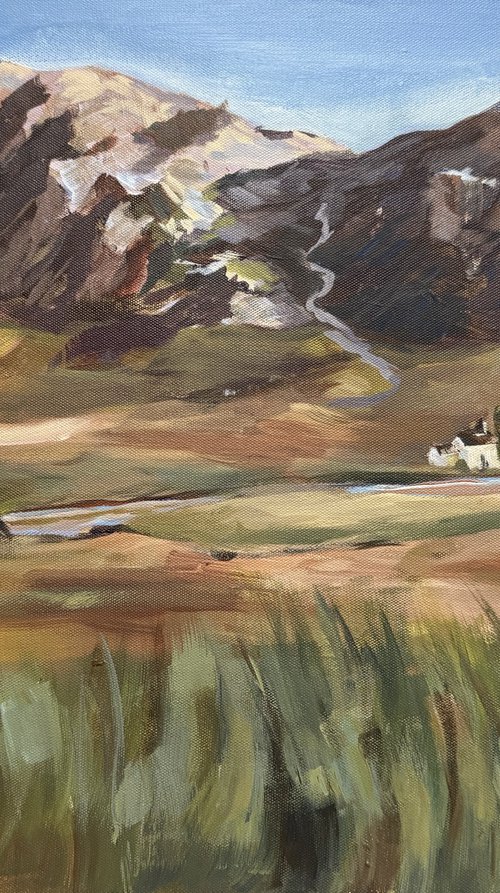 Highland Solitude|Original Acrylic Painting by Nahid Aamina Sowkath