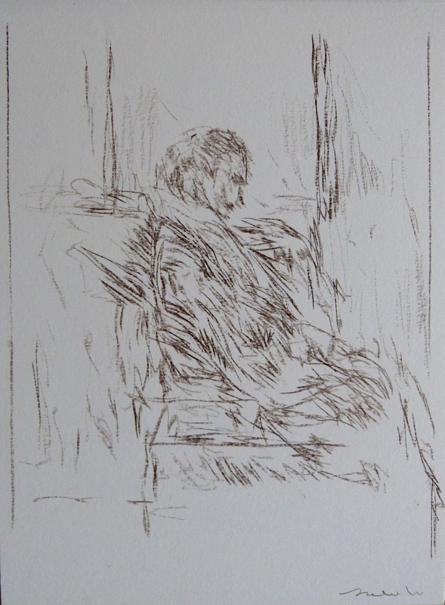 The Thinker, 28x21 cm by Frederic Belaubre