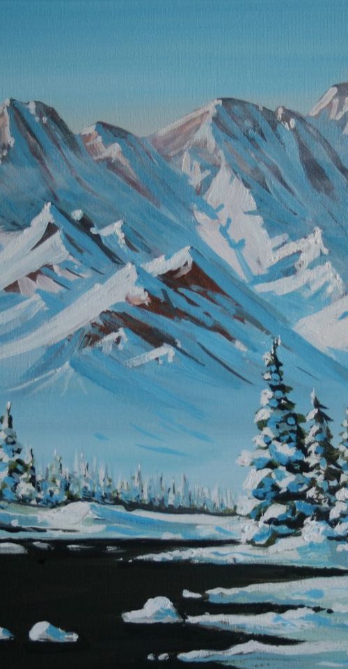 Snow in the Mountains by John Begley