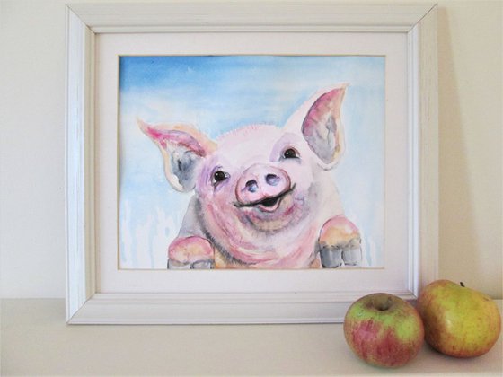 Porker the cute pig