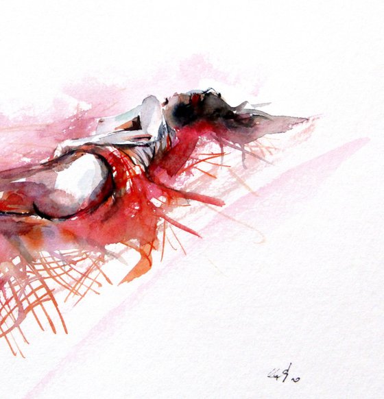Resting girl
