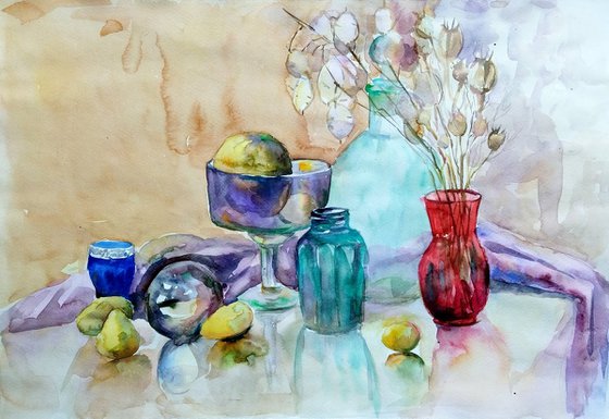 Glass & Fruit Harmony