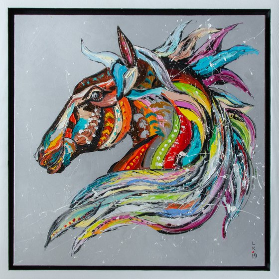 Fairy Horse (FRAMED 22,5' X 22,5')