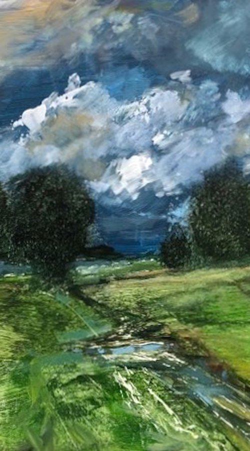 'Storm Coming' Landscape, Oil Painting. by Simon Jones