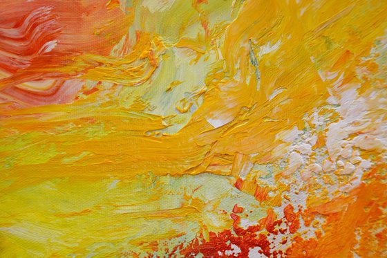 Light Spilling Over the Sea