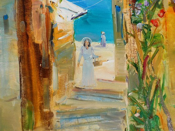 "Walk through the streets of Italy "