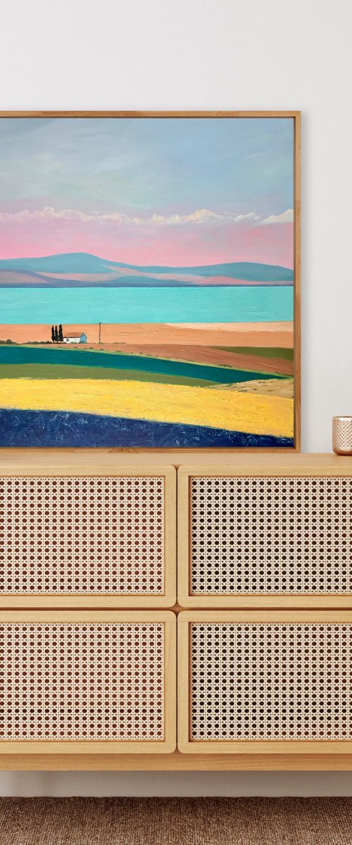 "Lake house" by Olga Gamy