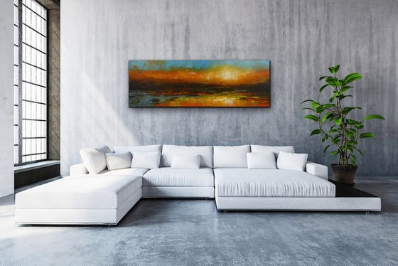 Promised Shore  (Extra Large Panoramic Seascape)