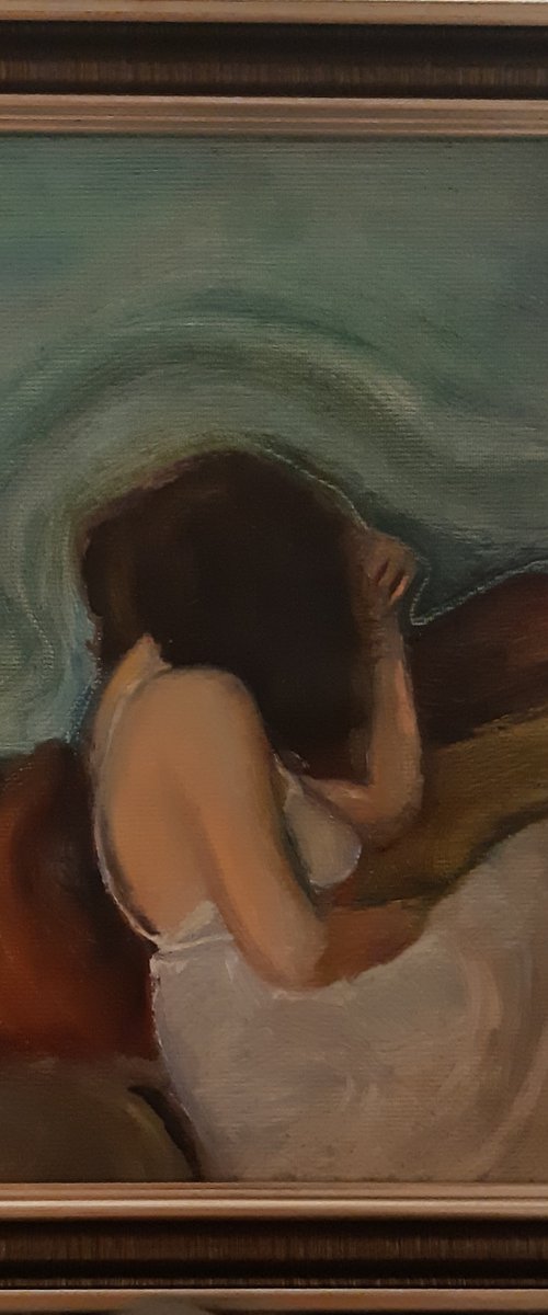 female painting by Viktória Déri