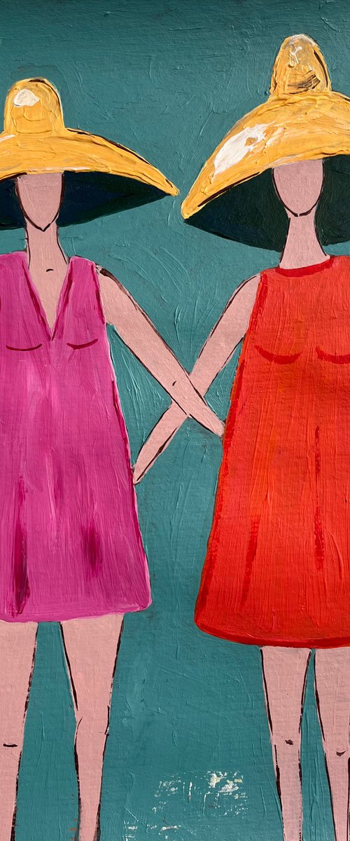 Woman Original Painting by Halyna Kirichenko