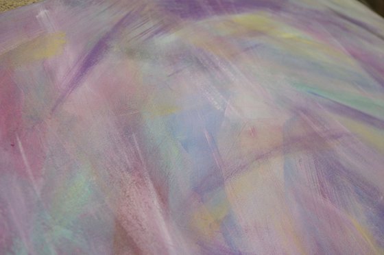NACREOUS SOUL#1 (LARGE GIFT IDEA, ABSTRACT ORIGINAL ACRYLIC PAINTING, OFFICE DECORATION, HOME DECORATION)