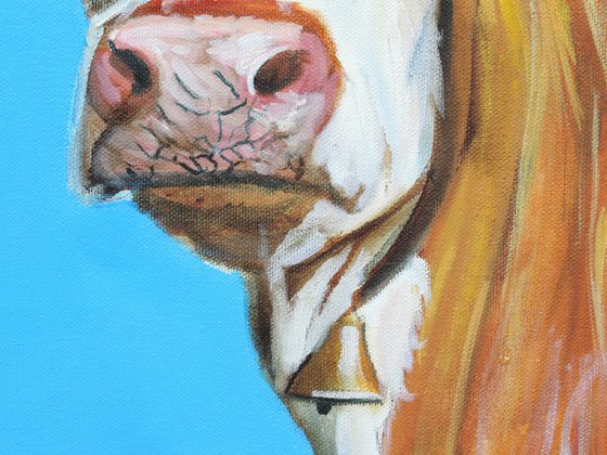 Cow with a bell
