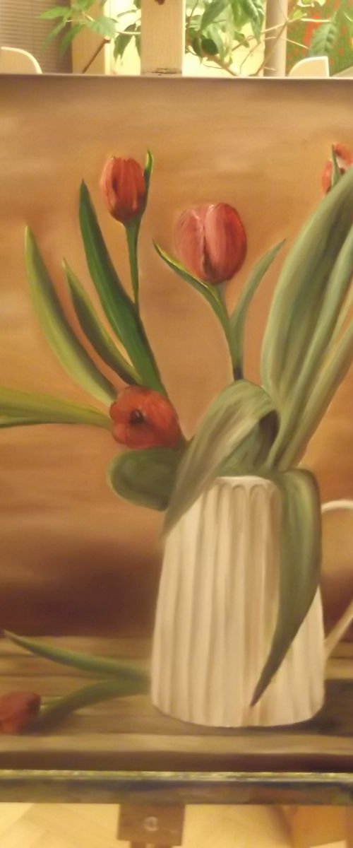 Late night tulips by Timea  Valsami