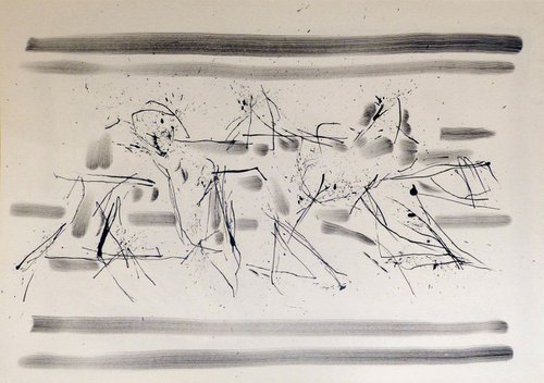 Splinters 6, 29x42 cm by Frederic Belaubre