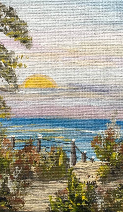 Path to the sea by Marja Brown