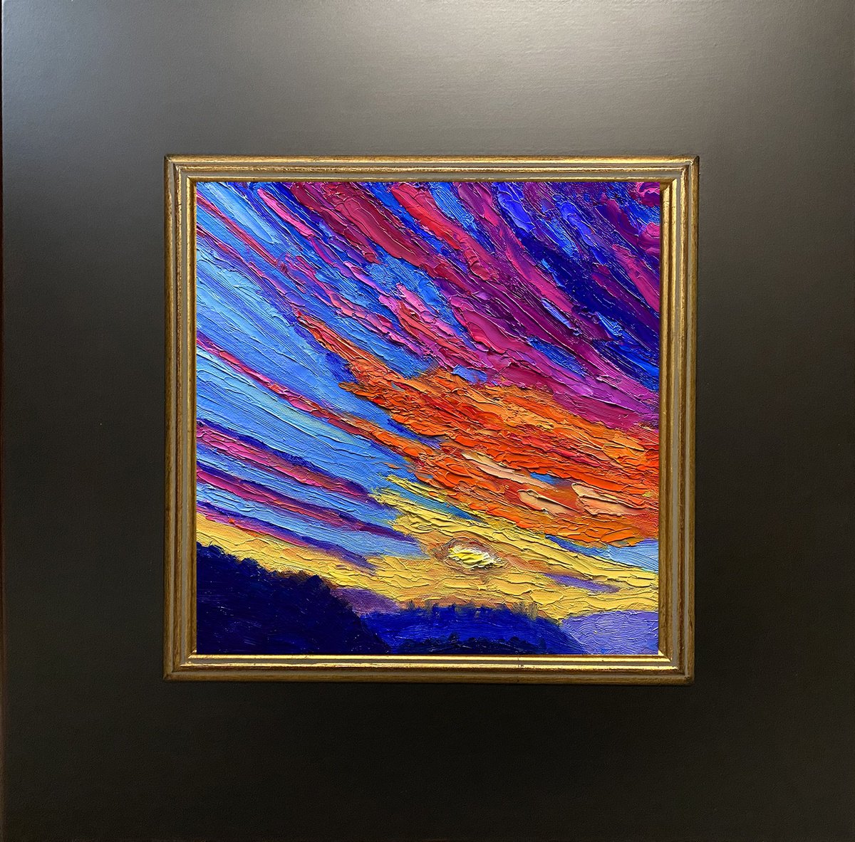 Vivid Sunset By Daniel Brian Fishback, 15 X 15, Artwork For Sale On Artfinder