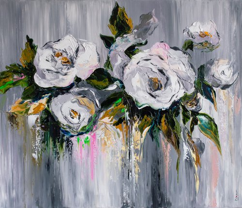 Crying roses by Liubov Kuptsova