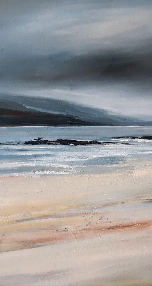Scottish mists Balnakeil beach by Steve Keenan