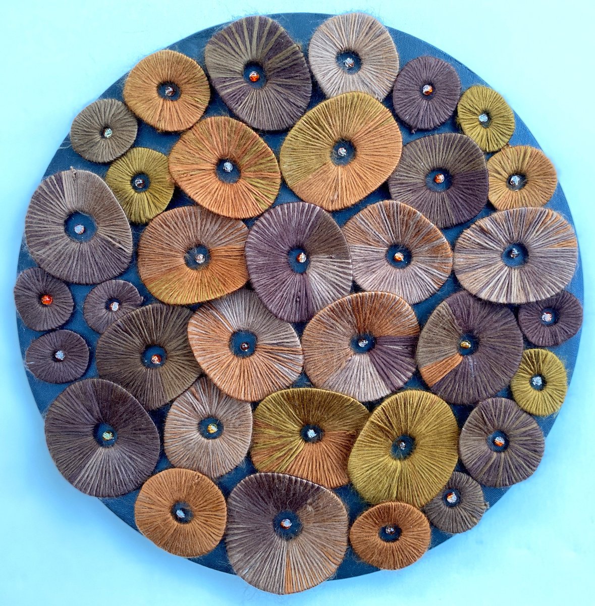 Organic Relief , Little Lives-2 By Swapna Namboodiri, 20 X 20, Artwork For Sale On Artfinder