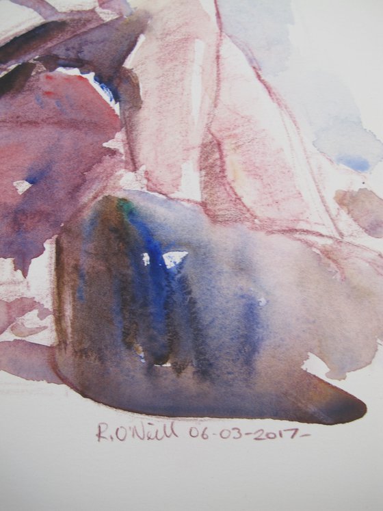 seated nude