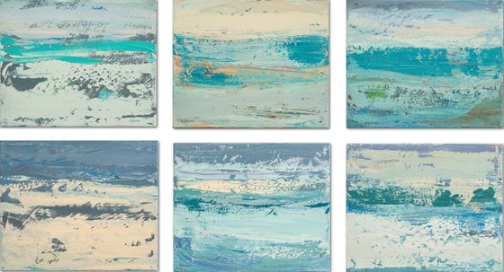 Six emotional seascapes