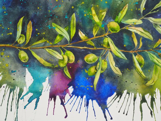 Explosive olives branch