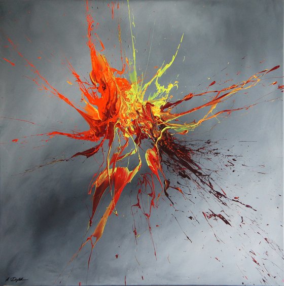 Luminous Bursts IX (Spirits Of Skies 064149) (80 x 80 cm) XXL (32 x 32 inches)