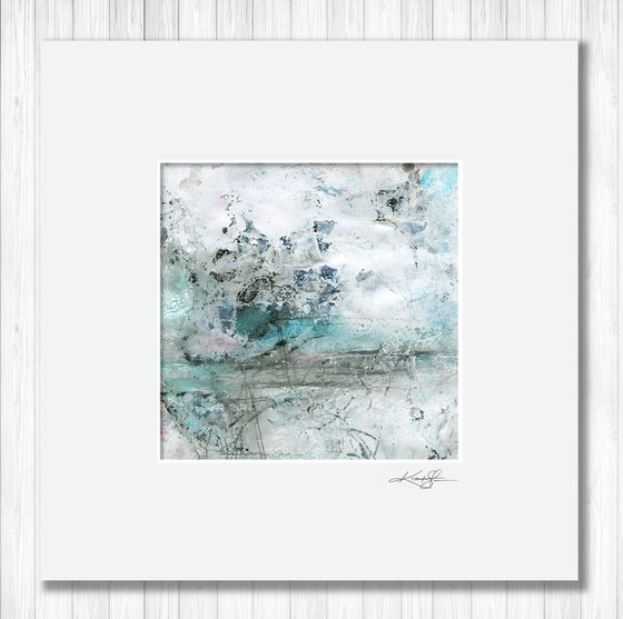Tranquil Wandering 2 - Minimal Abstract Landscape Painting by Kathy Morton Stanion