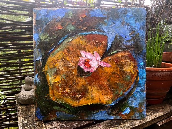 Water lily Oil Painting