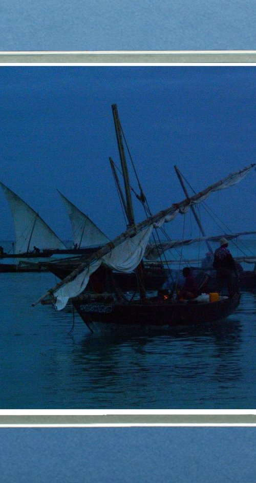 Fishing Boats Zanzibar by Robin Clarke