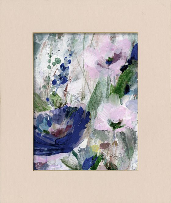 Shabby Chic Dream 3 - Framed Floral Painting by Kathy Morton Stanion