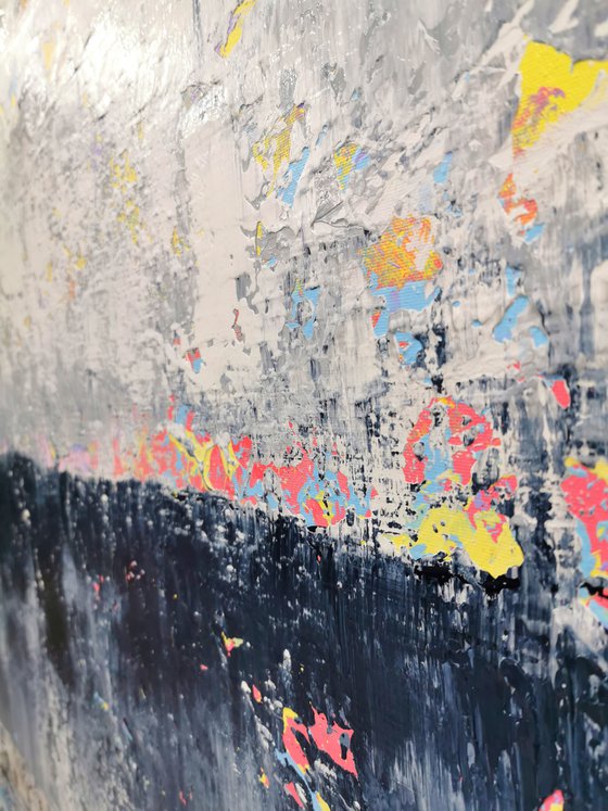 180x80cm. / abstract painting / Abstract 2116