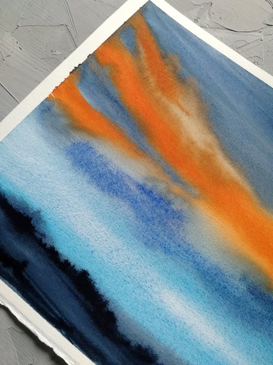 Sunset painting