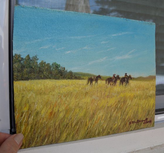 Prairie Journey - 8X10 oil (SOLD)